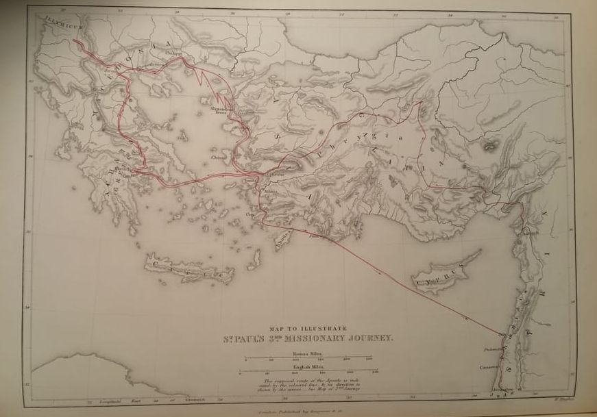 Map of Paul's 3rd Journey