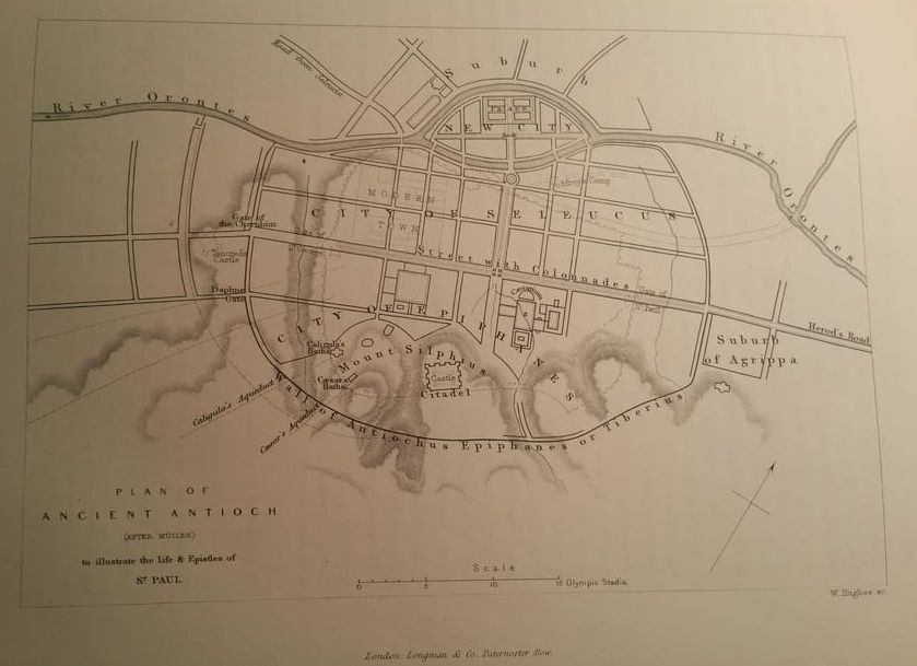 Map of Ancient Antioch
